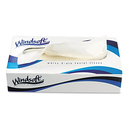 Facial Tissue in Pop-Up Box, 100/Box, 30 Boxes/Carton
