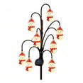 thumbnail image 2 of Christmas Solar Tree Stake Lights 5 Styles Outdoor Yard Decor, Twinkling LED Garden Stakes with Santa Snowman Reindeer Designs, Christmas Porch Decorations, Christmas Lawn Ornaments, Style C, 2 of 6