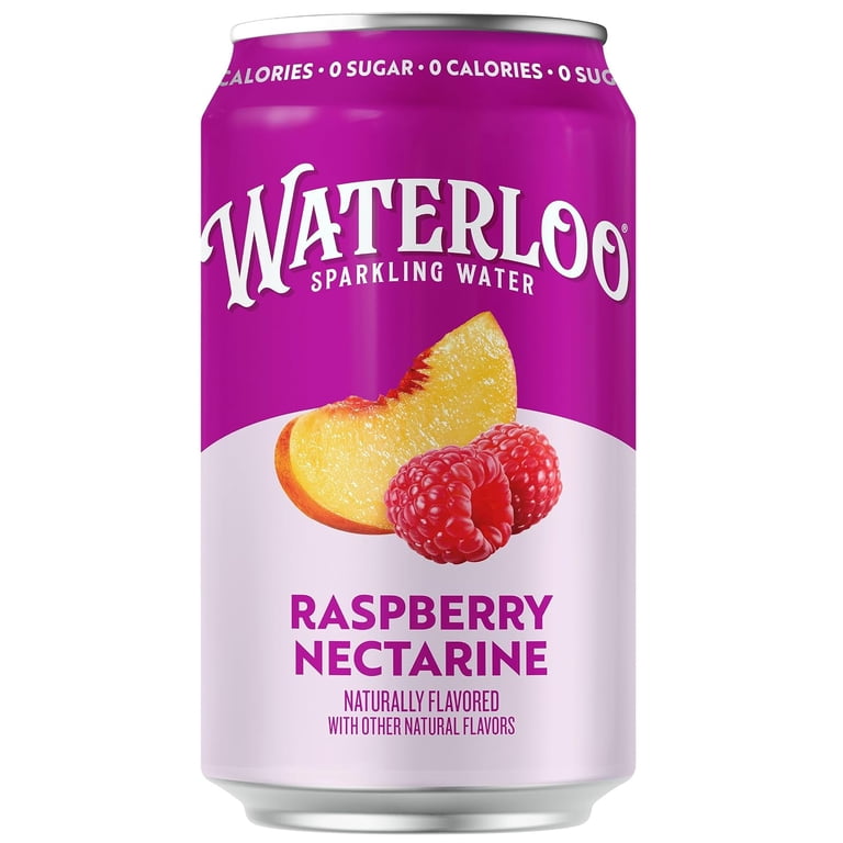 Waterloo Raspberry Nectarine Sparkling Water, 12 Pack Cans photo 7