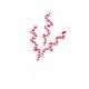 thumbnail image 2 of Decoración para cortar ramas de árbol de Navidad | Utilería de plástico artificial verde y rojo para Navidad | Rama falsa flexible de 19,68 pulgadas | Centro de mesa de la repisa | 1 Pieza, 2 of 6