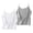 Light Green 2, variant on Tweang Flowy Tank Tops for Women Sleeveless Crew Neck Loose Shirt Solid Color T-shirt Wide Shoulder Strap Embroidered Button Sleeveless Top Linen Clothing for Womens Sleeveless Shirts Beige L