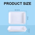 thumbnail image 2 of Rectangular plastic Dessert/Salad Dishes, Ultralight Plates for Fruit, Snacks, 2 of 5