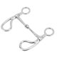 thumbnail image 5 of Bocado de caballo con anilla de acero inoxidable antimordeduras de 125 mm para entrenamiento ecuestre y uso en granjas, 5 of 8