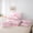 Pink B, variant on Erosebridal Pink L Personalized Initial Twin Bedding Sets 7-Piece For Girls Teens,Kawaii Ribbon Bow Knot Girl Bedding Comforter Set,Pink Reversible