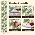 thumbnail image 5 of Peel and Stick Wallpaper Tropical Floral Hibiscus Palm Leaves Wall Mural 23.6in x 9.8ft Self Adhesive Removable Wall Paper Renter Friendly Wallpaper for Nursery Bedroom Cabinets, 5 of 8
