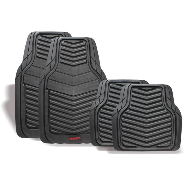 Tapete para Auto de Hule MIKELS Negro Premium