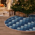 thumbnail image 5 of Fotbe Pixel Grid Pattern Christmas Tree Skirt, Tree Skirts Plush Christmas Decorations, Christmas Tree Skirts Xmas Decorations Holiday Party Decor-48", 5 of 6