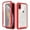 Red, variant on TECH CIRCLE For iPhone XS/X Case with Built-in Screen Protector,Full Protection Rugged Drop Shockproof Rubber Hybrid Anti-Scratch Crystal Clear Phone Case for Apple iPhone XS/X 5.8",Darkblue