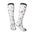 thumbnail image 5 of Lsque Funny Chicken Printed Crew Socks Men's Women's LightWeight Thin Casual Calf Socks ,Knee High Socks,Cotton Socks, 5 of 9