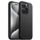 thumbnail image 1 of Funda JeTech Silicone para iPhone 15 Pro de 6.1 pulgadas, negra, 1 of 6