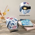 thumbnail image 3 of Red Pomegranate with Blue Leaves on White Background Tissue Box Cover Leather Square Rectangle Tissue Box Holder for Bathroom Living Room Desk Office Decor, 3 of 7