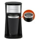 thumbnail image 1 of Elite Gourmet EHC114 Cafetera compacta personal de una sola porción incluye 14 oz. Taza Térmica de Viaje con Interior de Acero Inoxidable, Compatible con Café Molido, Filtro Reutilizable, Color Negro, 1 of 5