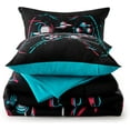 thumbnail image 6 of Seward Park Boys Twin XL Bedding Set with Sheet, Video Gaming Bed in a Bag for Kids Teen, Dorm Comforter Sets, Game Black 5 Pieces, 6 of 7