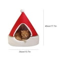 Cat Tent Cave Bed Christmas Tree Cat House Bed Comfortable Triangle Cat