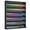 Black, variant on Advwin Wall Mounted Nail Polish Rack, 6-Tier Wood Display Shelf Organizer for Nail Polish, Tattoo Ink, Figurines, Makeup and More, White
