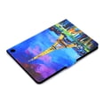 thumbnail image 4 of SaniMore Case for Fire 7" 12th Gen 2022, PU Leather Tablet Auto Wake/Sleep Card Holder Anti-slip Strip Kickstand Shockproof TPU Backplane Wallet Cover for Fire 7" 12th Gen, Paris Tower, 4 of 12