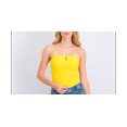 thumbnail image 2 of Material Girl Juniors Strapless U Ring Rib Knit Bodysuit, 2 of 3