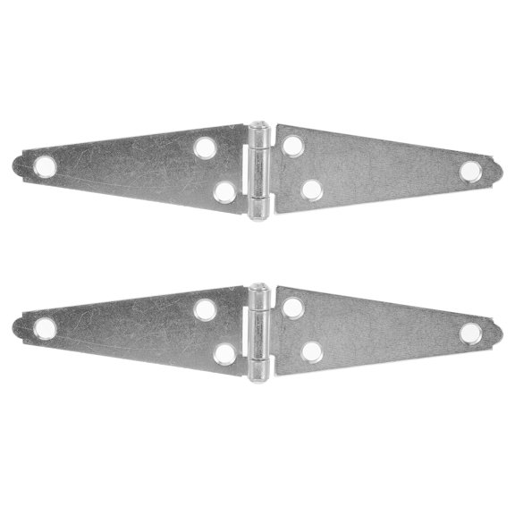 4-Pack Heavy Duty T-Hinges for Wood Gates, Strong Strap Hinges for Outdoor Fence, Shed Door Hardware, Gate Accessories