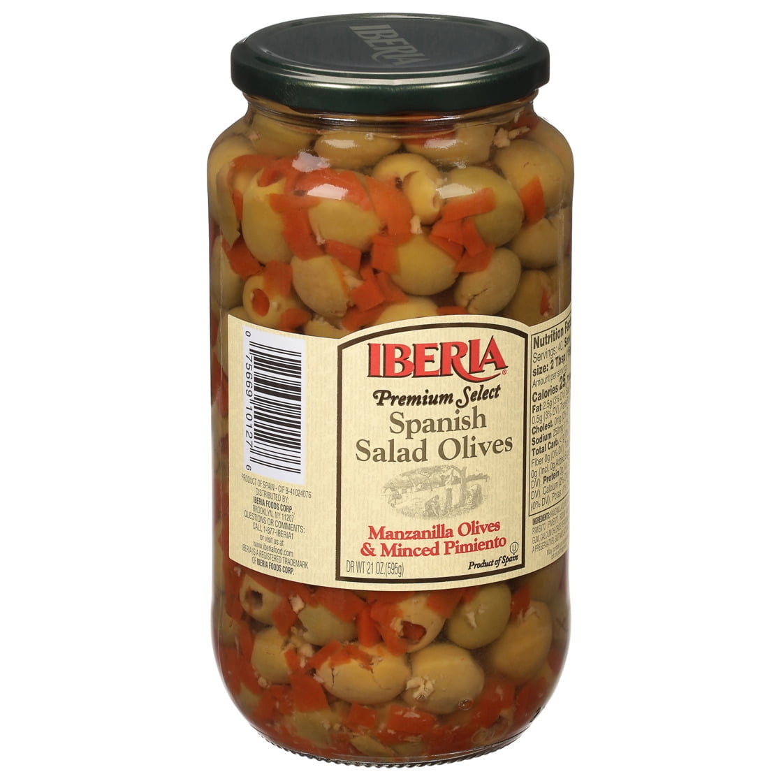 Iberia Premium Select Spanish Salad Olives 21 oz - Walmart.com
