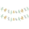 thumbnail image 1 of FELTECHELECTR 2 pancartas colgantes de estilo animal para fiestas, adornos colgantes, pancartas navideñas, 1 of 7