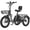 Gray, variant on MOONCOOL TK2 Folding Electric Tricycle for Adults , 20x3.0" Fat Tire Etrike w/ Reverse, 48V 15Ah Battery, Peak 1000W Motor, 60-Mile,15.5 MPH