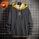 thumbnail image 3 of Sudadera con capucha para hombre, estilo hip hop, nueva ropa negra para hombre, ropa holgada de lujo, ropa de calle, sudadera, sudaderas baratas, tallas S, 3 of 5