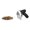 Black/Corded, variant on Restaurantware-Hi Tek 9.1 x 7.1 x 10.4 Inch Shawarma Cutter, 1 Electric Gyro Slicer - Adjustable Thickness of 0-8 MM, 8W, Stainless Steel Gyro Cutter For Shawarma, 2 Blades Included,