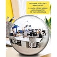 thumbnail image 3 of Espejo convexo Skywin TidyFriend de Cubicle Decorations, plateado, 3 of 7