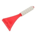 thumbnail image 4 of Ergonomic Handle Portable Snow Shovel Rounded Corner Safe Car Windshield Shovel with Raised Teeth for Vehicle Snow, Ice Scraper EVA PP Material Save Space Hanging Hole, 4 of 7