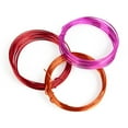 Multi Color Wire Cousin DIY Beading Wire Bulk Pack, 6 Rolls 9 ft Each, 18 Gauge Aluminum ...