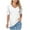 White, variant on gakvbuo summer tops for men 2024 going out tops Fashion Women Short Sleeve Comfortable Breathable V-Neck Blouses Shirt Tops