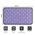 thumbnail image 5 of Purple Cartoon Cat Unicorn Pattern Door Rugs,Washable Non Slip Door Mats Indoor,Decorative Door Mats,Entry Mat Indoor for Entrance,Bedroom,Kitchen,Bathroom,30"x17", 5 of 6