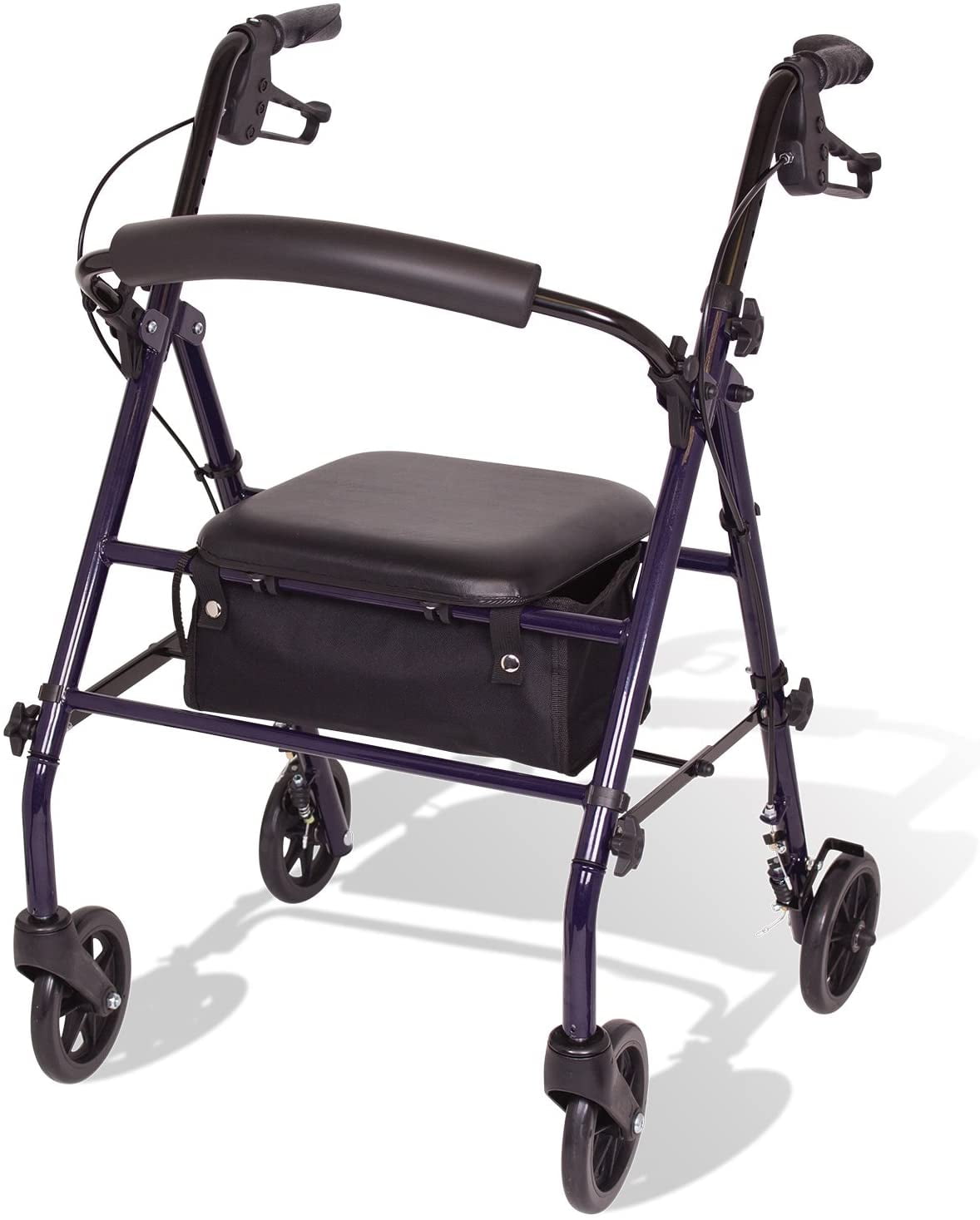 Equate Rolling Walker For Seniors, Rollator Walker With Seat And Wheels
