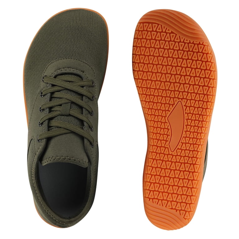 Mens Fashionable Breathable Mesh Casual Minimalist Shoes Size 13 Olive Green Tan Men main image 2