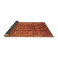 thumbnail image 2 of Ahgly Company Indoor Round Oriental Brown Industrial Area Rugs, 4' Round, 2 of 4