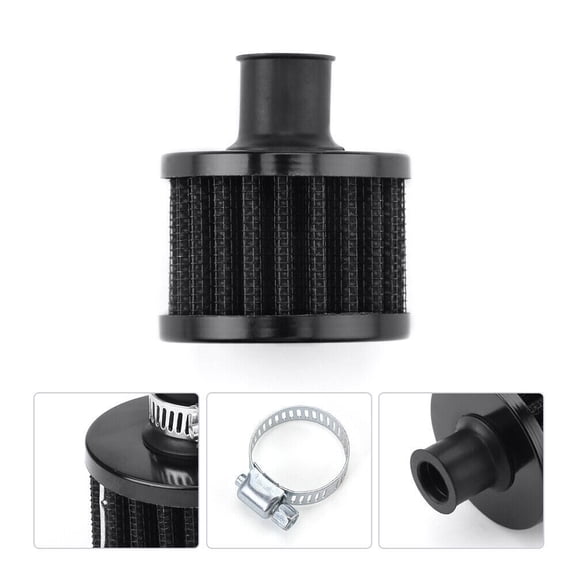 YIUIY 2pcs Cold Air Intake Filter Turbo Vent Case Car Breather Valve Cover 12mm