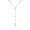 Silver-Tone, variant on Womens Christian Virgin Mary Cross Rosary Chain Drop Necklace