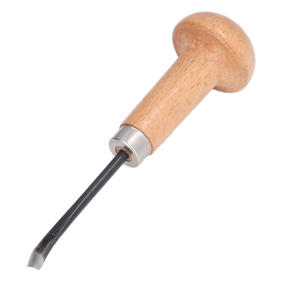 Wood Carving Chisel Straight Gouge Cutting Knife Tool Engraved Chisel Beech Handle Steel Cutter Mushroom Handle DIY Art Craft Accessories For Beginners Hobbyists Woodworking