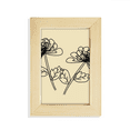 thumbnail image 1 of Crisantemo ilustración dibujados a mano Unbranded marco de madera 5x7 pulgadas, 1 of 4