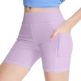 thumbnail image 2 of QNANSPI Girls Biker Shorts, Shorts Under Dress, Girls Big Kids Summer Soft Solid Shorts Western Style Elastic Waist Casual Outdoor Play Everyday 5-14 Years, 2 of 6