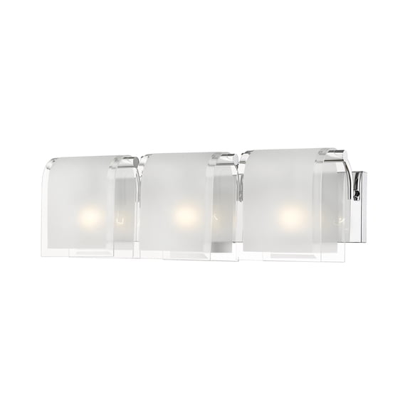 Z-Lite Zephyr 3-Light Vanity, Chrome