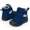 thumbnail image 3 of JAN & JUL Toddlers' Unisex Insulated Warm Ankle Boots (Nebula Blue, Size 4 Toddlers), 3 of 7