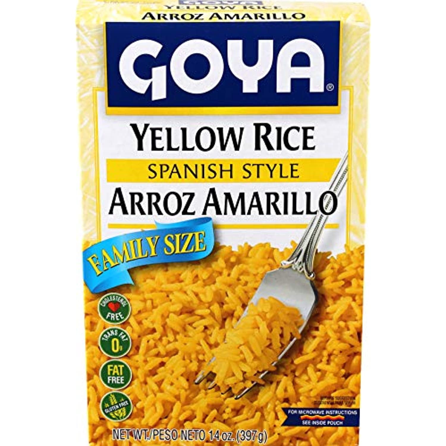 Goya Foods Yellow Rice Mix, Spanish Style, 14 Ounce (Pack of 18