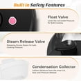 thumbnail image 5 of LIFERECORD 24-in-1 Electric Pressure Cooker, 8.45QT Multi-Functional Cooker with Smart Dial, Stainless Steel for Family, Canning, Soup, Stew, Bake, Safe & Easy Clean, 5 of 8