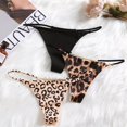 thumbnail image 2 of TrowBridge-bragas sexys para mujer, ropa interior de leopardo caliente, tangas de moda, lencería de algodón acogedora, calzoncillos deportivos, parte trasera en T sexual, 2 of 4