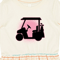 thumbnail image 4 of Inktastic Golfing Girls Golf Cart Girls Toddler Dress, 4 of 5