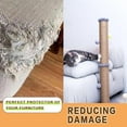 thumbnail image 4 of Cat Scratching Post 36 in Tall Large Cat Scratch Post for Indoor Cats with Natural Sisal Rope 3.4 Inch Diameter Scratcher Post Tree Kitten Interactive Toy(Gray)…, 4 of 7