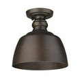 thumbnail image 1 of Golden Lighting 0316-FM RBZ Holmes Encastrée, Bronze Frotté, 1 of 1