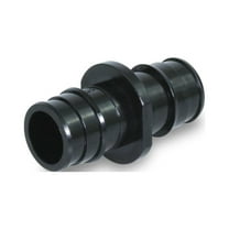 Supply Giant PEX-A Coupling Pipe Fitting; Plastic Poly Alloy; 3/4'’ Expansion Barb; Black