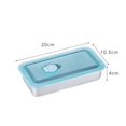 thumbnail image 5 of 2 Pcs Snack Containers Stainless Steel Small Food Box Double Compartment, 5 of 9